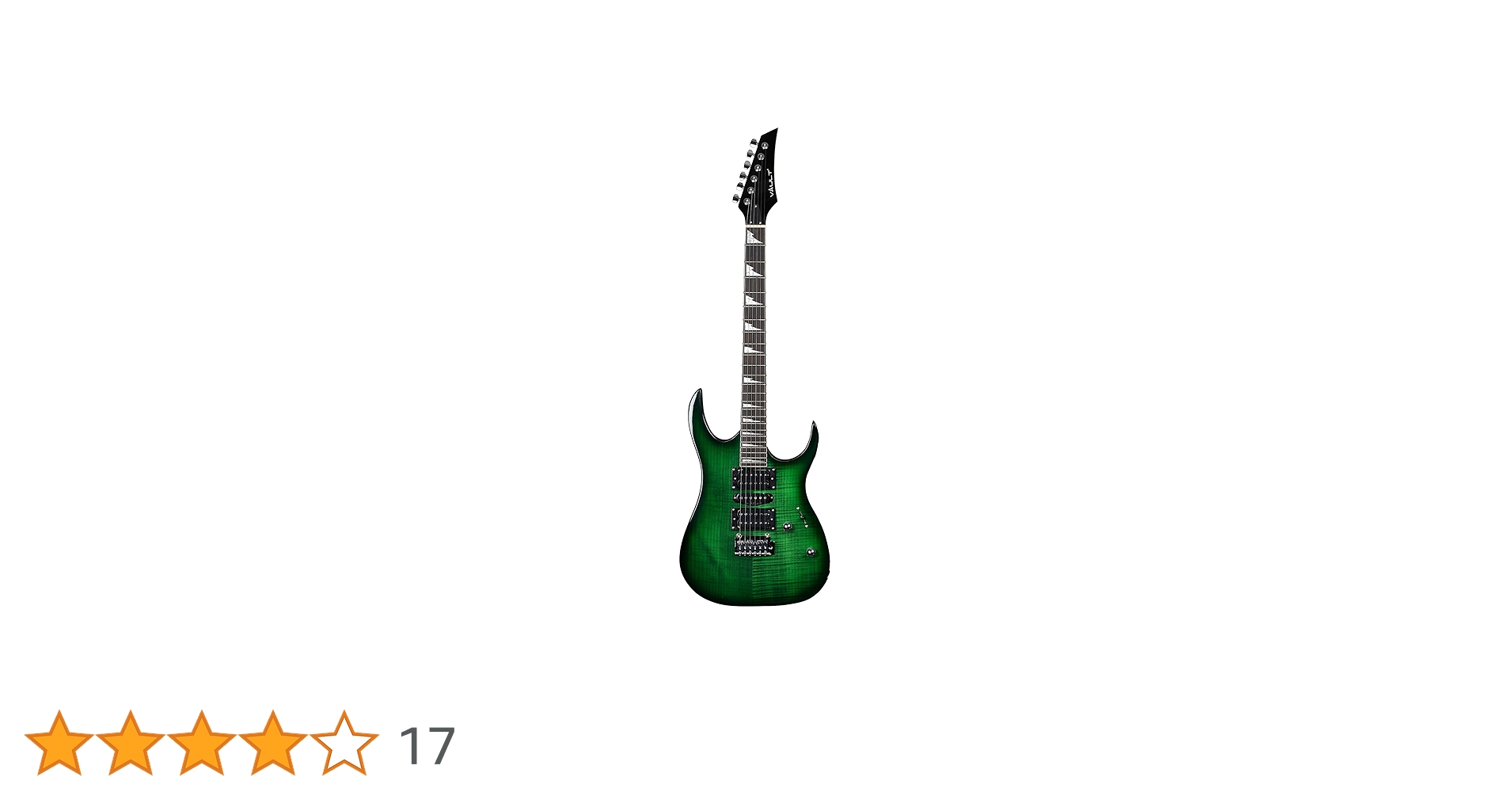 Vault RG1 Soloist Electric Guitar with Die-cast tuners and Dual